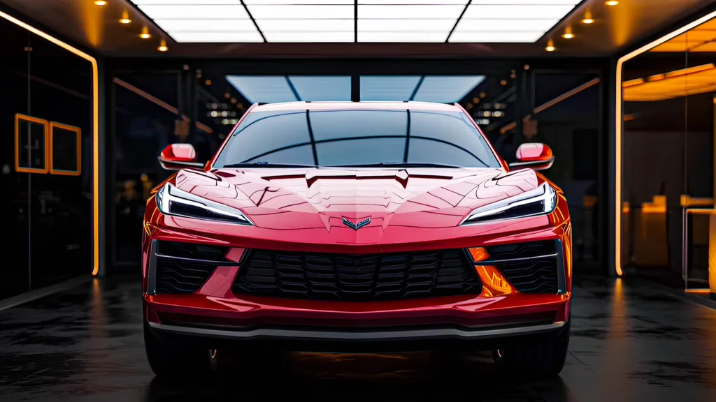 Red Colore 2025 Corvette SUV Review